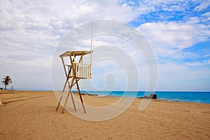 Almeria Mojacar beach Mediterranean sea Spain