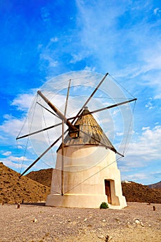 Almeria Molino de los Genoveses windmill Spain photo