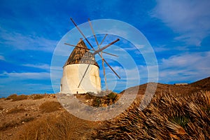 Almeria Molino de los Genoveses windmill Spain photo