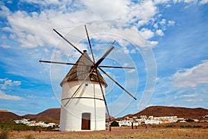 Almeria Molino Pozo de los Frailes windmill Spain