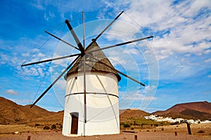 Almeria Molino Pozo de los Frailes windmill Spain