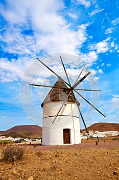 Almeria Molino Pozo de los Frailes windmill Spain photo