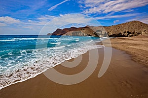 Almeria Playa del Monsul beach at Cabo de Gata