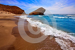 Almeria Playa del Monsul beach at Cabo de Gata photo