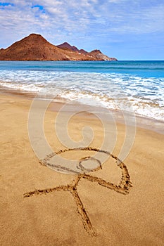 Almeria Playa Genoveses beach Cabo de Gata photo