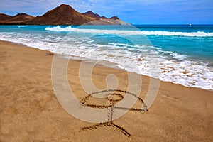 Almeria Playa Genoveses beach Cabo de Gata photo