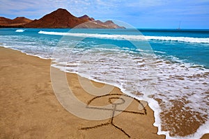 Almeria Playa Genoveses beach Cabo de Gata photo