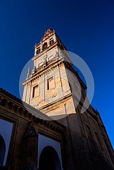Almiral tower of mezquita in cordoba photo