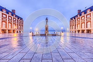 Almirante Brown Square in Mar del Plata, Argentina photo