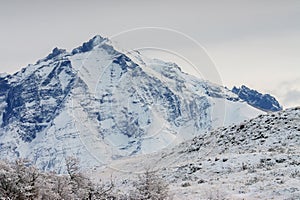 Almirante Nieto mountain in Torres del Paine