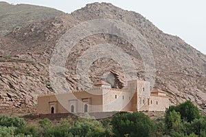 the almohad mosque in high Atlas Mountains Morocco photo