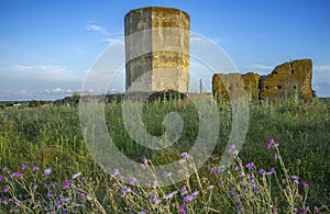 Almohad watchtower of Ibn Marwan or Los Rostros, Badajoz, Spain photo