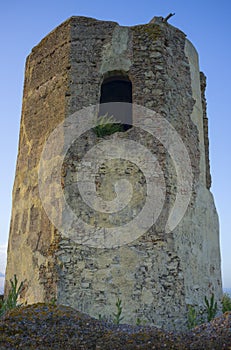 Almohad watchtower of Ibn Marwan or Los Rostros, Badajoz, Spain photo