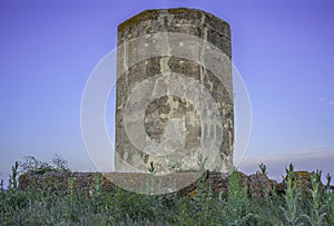 Almohad watchtower of Ibn Marwan or Los Rostros, Badajoz, Spain photo