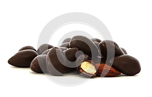 Almond in chocolate