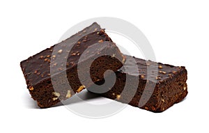 Almond chocolate brownie