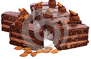 Almond chocolate cake