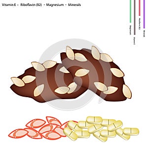 Almond Cookies with Vitamin E, Riboflavin and Minerals