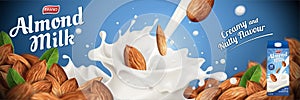 Almond milk ads