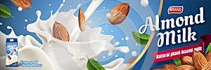 Almond milk ads