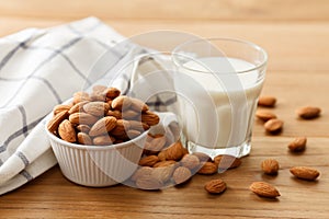 Almond milk organic healthy nut vegan vegetarian drink