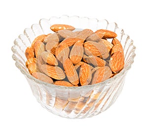 Almond nuts isolated