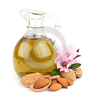 Almond oil and almond nuts