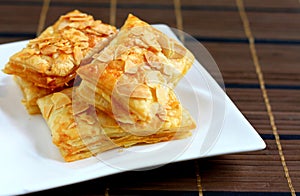 Almond puff pastry