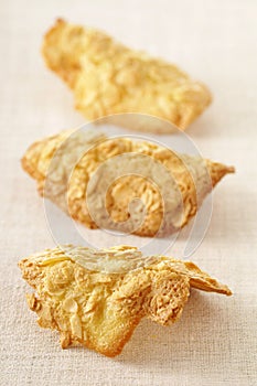 Almond tuile biscuits