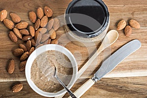 Almonds and Almond Nut Butter