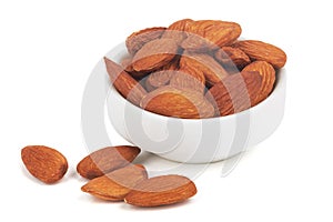 Almonds in bowl