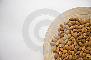 Almonds closeup