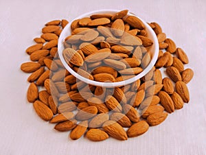 Almonds nuts food badam sweet almond nut  Lauz  amendoa badem  mandle  orechor amandel almendra, manteli amande photo photo