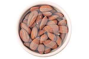 Almonds in a pot