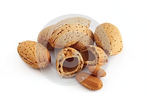 Almonds in the shell