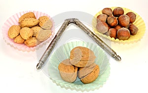 Almonds, Walnuts and Hazelnuts