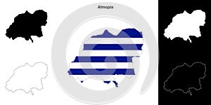 Almopia outline map