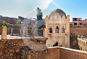 Almoravid Koubba in Marrakesh. Morocco photo