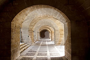 Almudaina and Majorca Cathedral tunnel photo