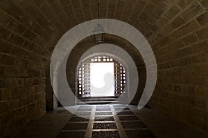 Almudaina and Majorca Cathedral tunnel