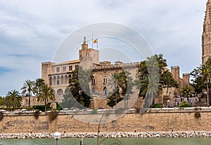 Almudaina Palace in Palma de Mallorca - Balearic Islands, Spain