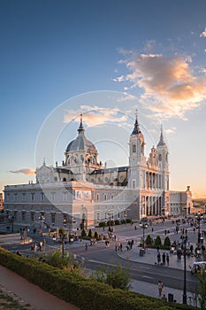 Almudena Cathedral, Catholic church in Madrid, Spain