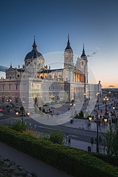 Almudena Cathedral, Catholic church in Madrid, Spain