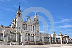 Almudena Cathedral in Madrid Spain