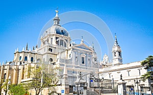 Almudena Cathedral in Madrid, Spain