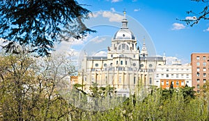 Almudena Cathedral in Madrid, Spain