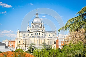 Almudena Cathedral in Madrid, Spain