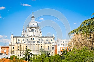 Almudena Cathedral in Madrid, Spain