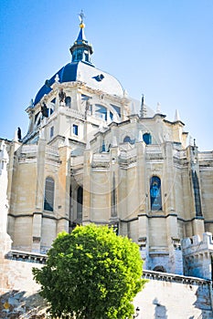 Almudena Cathedral in Madrid, Spain