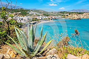 Almyrida rooftop. Crete, Greece